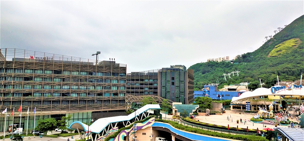 Marriott Ocean Park Hotel is right next to the Ocean Park.