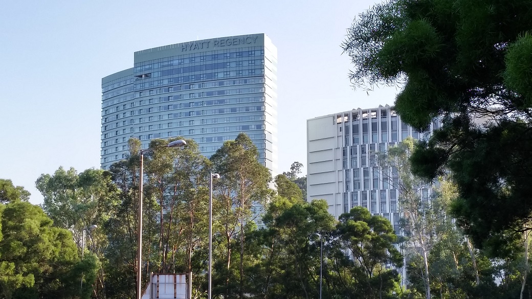 Hyatt Regency Sha Tin is right next to the Chinese University of Hong Kong.