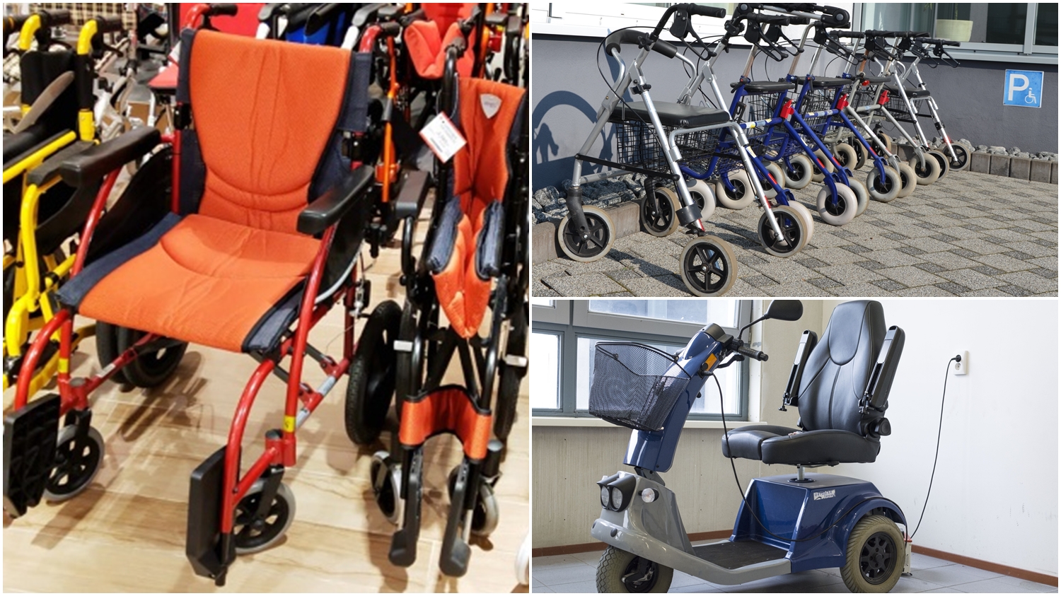 Different mobility aids