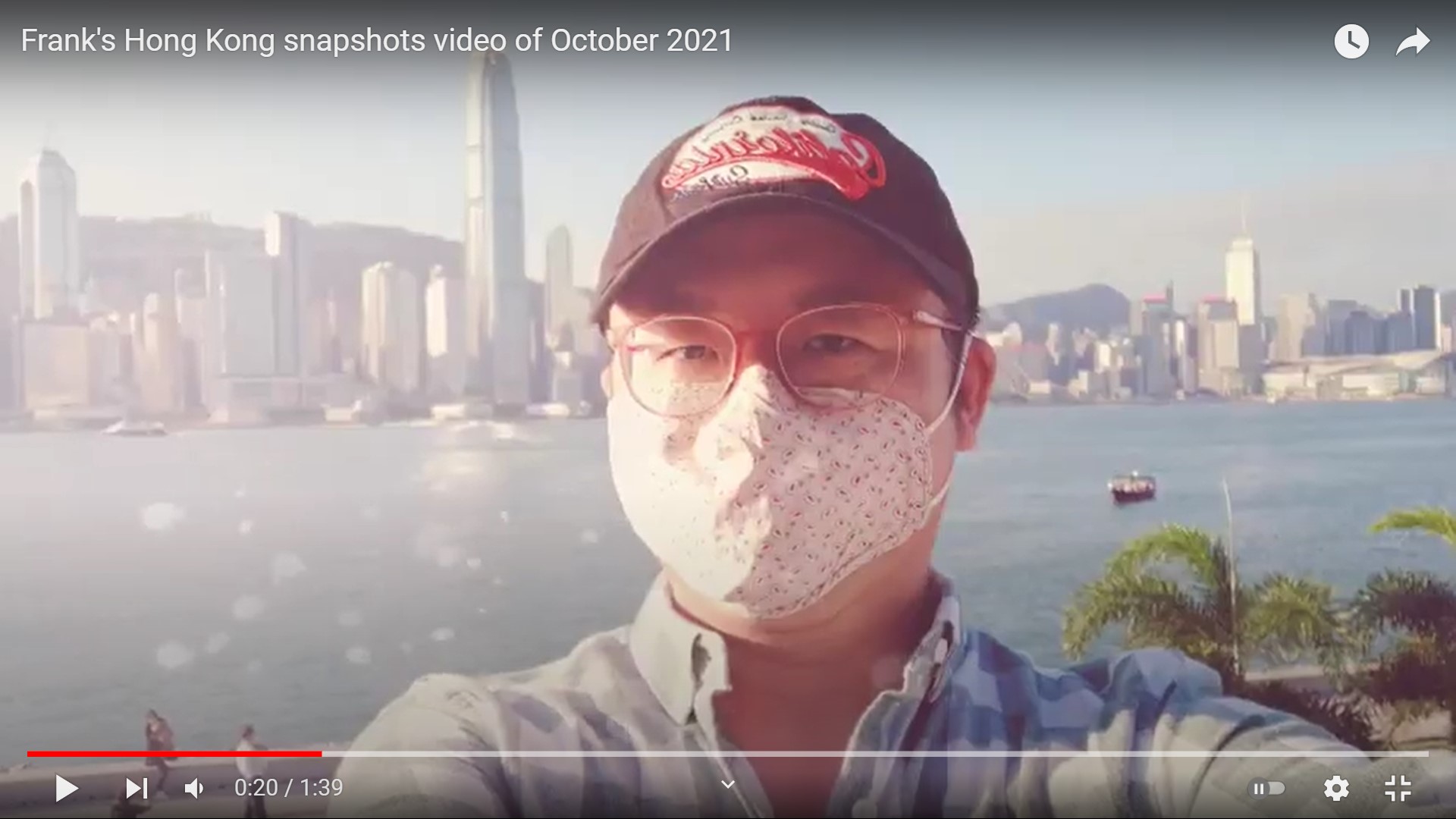 Frank’s Hong Kong snapshots video of October 2021