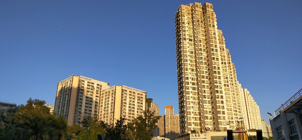 Residential buildings near Tuen Mun Pier