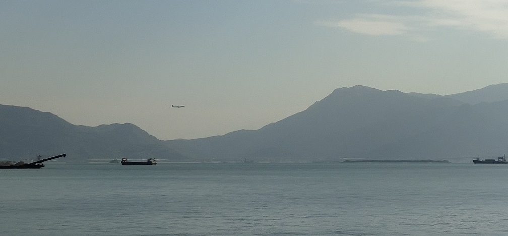 See Lantau Island and Hong Kong Airport from Tuen Mun Pier