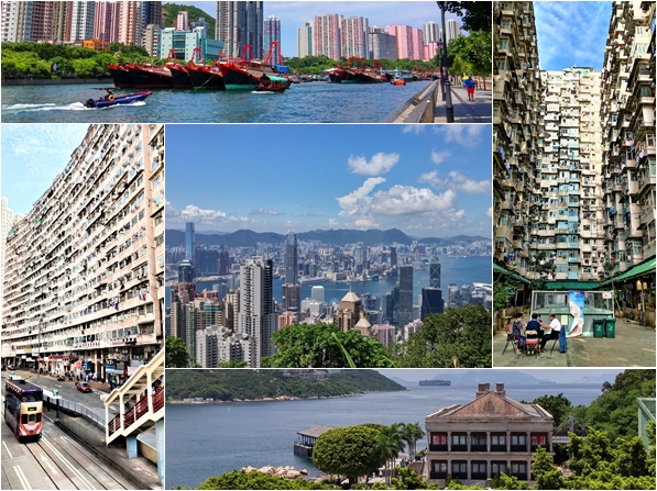 Around Hong Kong Island in 8 hours full day private car tour collage