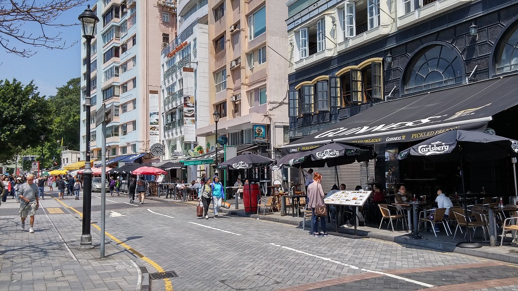 Stanley waterfront has nice bars and restaurants.