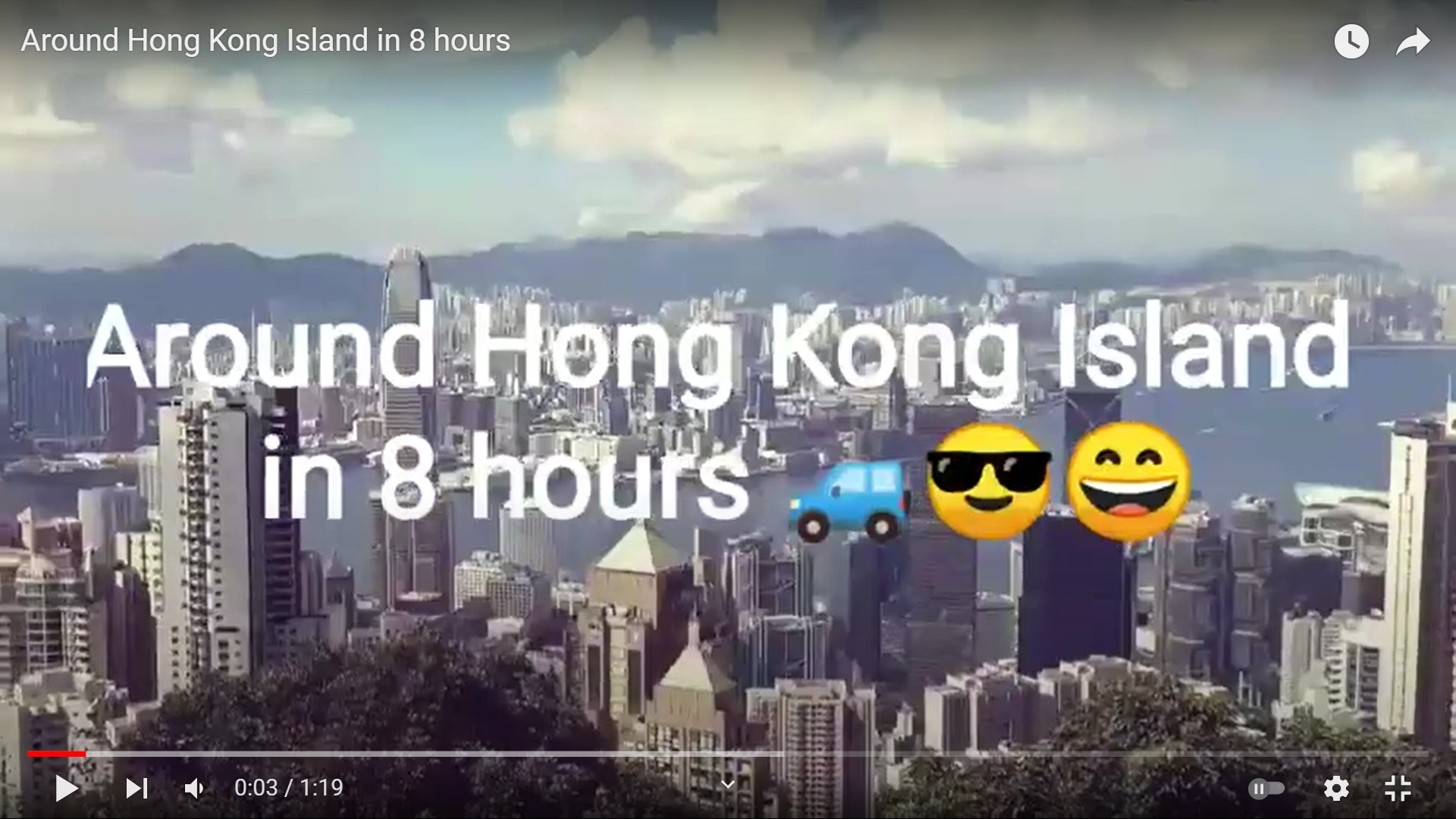 Around Hong Kong Island in 8 hours video screenshot